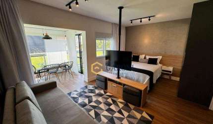 Studio mobiliado! Praticidade e conforto!