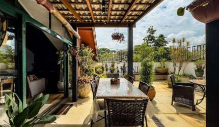 Belíssima cobertura à venda com 176m² 3 dormitórios e 3 vagas City Boaçava SP