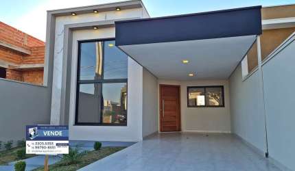 Casa Nova no Condomínio Reserva dos Ypes 2 – Tatuí!