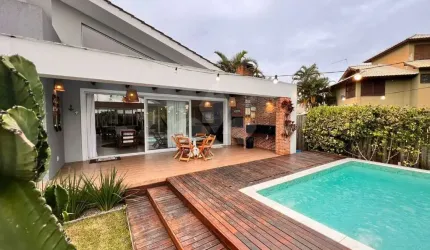 Casa em condomínio fechado com 3 quartos à venda na Geral do Ouvidor, 396, Zona Rural, Garopaba por R$ 1.990.000