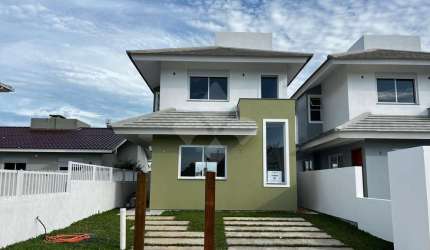 Casa em condomínio fechado com 2 quartos à venda na Rua Rubi, 25, Areais da Palhocinha, Garopaba por R$ 850.000