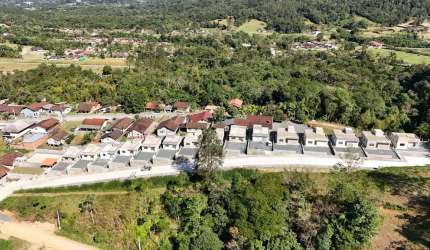 Casa em condomínio fechado com 2 quartos à venda no Testo Rega, Pomerode , 49 m2 por R$ 363.694