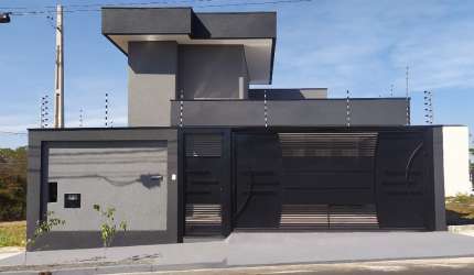 Linda casa residencial no Ary Attab, imóvel novo, recém construído, modelo moderno, na melhor localização da Zona Oeste de Rio Preto, ao lado do residencial Palestra.