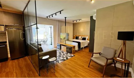Apartamento Garden para locação, com 1 Dormitório, Terraço Gourmet, Mobiliado e Lazer Completo.