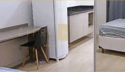 Studio de 24m² Todo Mobiliado – Conforto e Praticidade em Frente ao Shopping Ibirapuera