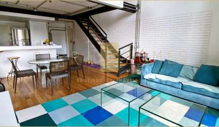 Loft duplex para locação ou venda, 122 m², 1 suíte, 2 vagas, em Cerqueira César