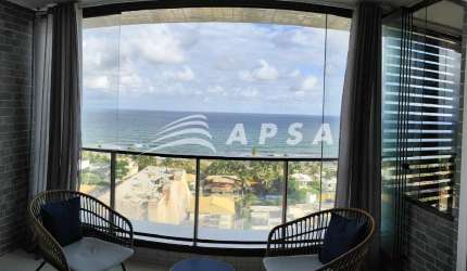 BOA OPORTUNIDADE EM ITAPUÃ. CONDOMÍNIO ILHA DE MYKONOS. STUDIO MOBILIADO, COM VISTA MAR E PRONTO PAR