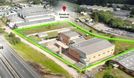 OPORTUNIDADE PARA CENTRO DE DISTRIBUIÇÃO!!!Terrenos comerciais/industriais que somam 15.144m2. Excelente localização próxima ao trevo do Atuba