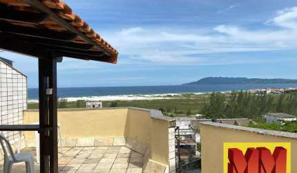 Cobertura tríplex vista mar no Braga em Cabo Frio