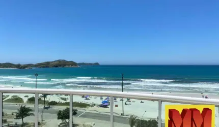 Cobertura com vista incrível na Praia do Forte em Cabo Frio