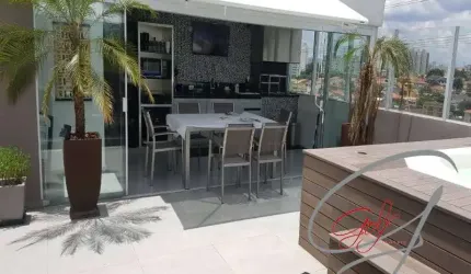 COBERTURA VILA SAO FRANCISCO.   4 SUITES,  3 VAGAS,  AREA GOURMET COM JACUZZI