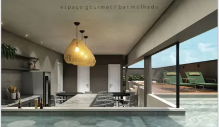 Apartamento 400 metros do mar - Lazer completo e localização privilegiada.