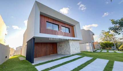 Casa para Venda em Camaçari, Alphaville (Abrantes), 4 dormitórios, 4 suítes, 2 banheiros, 4 vagas