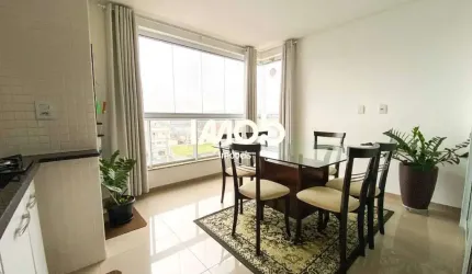 Apartamento com 1 suíte + 1 quarto, centro
