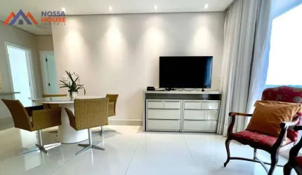 Apartamento com 2 dormitórios para alugar, 95 m² por R$ 10.336,01/mês - Aparecida - Santos/SP