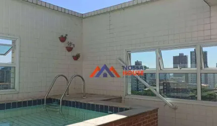 Cobertura com 3 dormitórios à venda, 208 m² por R$ 1.290.000,00 - Marapé - Santos/SP