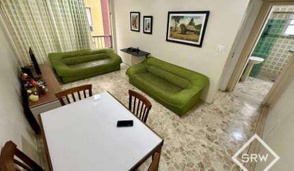 Apartamento de 1 dormitório 60m² frente mar no Gonzaga