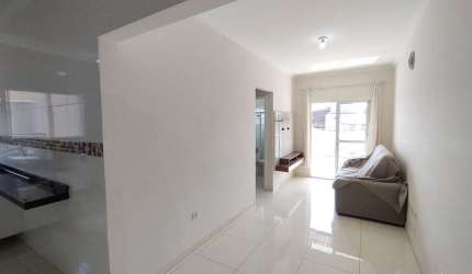 Casa em condomínio fechado com 2 quartos para alugar na Rua Padre Gastão, 339, Sítio do Campo, Praia Grande por R$ 2.500