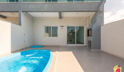 Sobrado para venda com 92 metros quadrados com 3 quartos em Balneário Coroados - Guaratuba - PR