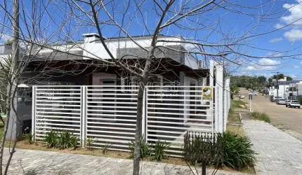 CASA GEMINADO DE ESQUINA MOBILIADO 02 DORMITÓRIOS NO BAIRRO JOÃO ALVES EM SANTA