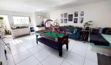 PRÉDIO RESIDENCIAL COM 6 FLATS MAIS UM APARTAMENTO DE 100M² TODOS MOBILIADOS EM CAPIM MACIO