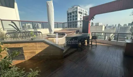 Cobertura duplex, 167 m2, 3 dormitórios, 1 suíte, 2 vagas, para venda, Pinheiros.