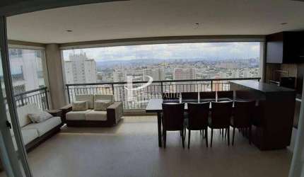 Apartamento 03 Quartos, 03 Banheiros e 03 Vagas de Garagem para Locação no Condomínio Splendor com 192m². Tatuapé - São Paulo - SP.