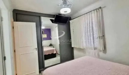 Apartamento à Venda com 80m², 02 Dormitórios sendo 01 Suíte, Sala Ampliada e 02 Vagas de Garagem, C