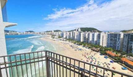 Cobertura duplex, 382 m2, 6 suítes, 2 vagas, para venda, Morro do Maluf, Guarujá.