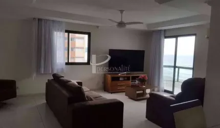 Apartamento Cobertura na Vila Tupi em Praia Grande, Frente para a Praia com 4 dormitórios, 3 vagas d