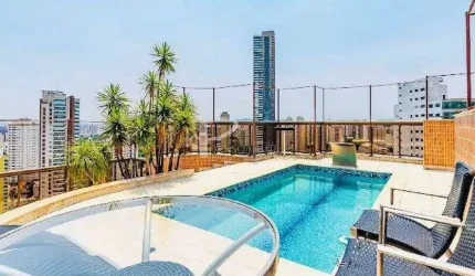 Cobertura à Venda e para Locação, com 335m², 4 Dormitórios sendo 3 Suítes e 5 Vagas de Garagem - Anália Franco - SP.