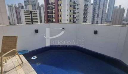 Cobertura duplex, 174 m2, terraço gourmet, piscina, 3 dormitórios, 1 suíte, 3 vagas, para venda, Jardim Anália Franco.