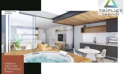 Cobertura duplex 3 quartos com suíte, varanda, terraço com espaço gourmet e jacuzzi 2 ou 3 vagas, área de lazer, localização privilegiada. Lançamento!
