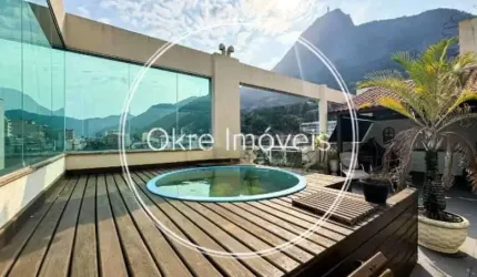 Cobertura com 2 quartos à venda na Rua do Humaitá, Humaitá, Rio de Janeiro, 172 m2 por R$ 2.000.000