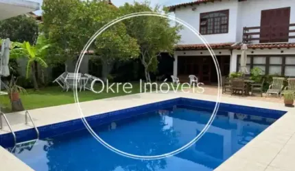 Casa em condomínio fechado com 3 quartos à venda na Rua Emílio Wolf, Barra da Tijuca, Rio de Janeiro, 453 m2 por R$ 3.580.000