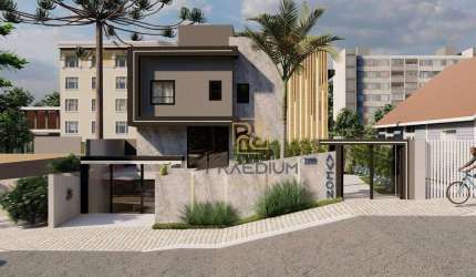 Apartamento Duplex com 1 dormitório à venda, 46 m² por R$ 400.560,00 - Alto da Rua XV - Curitiba/PR