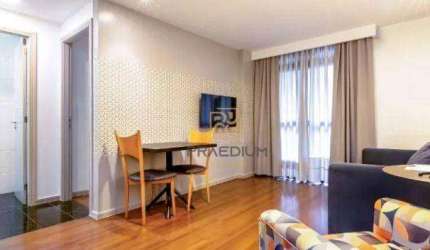 Apartamento com 1 dormitório à venda, 42 m² por R$ 420.000,00 - Batel - Curitiba/PR