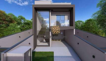 Sobrado com 3 dormitórios à venda, 110 m² por R$ 699.000 - Xaxim - Curitiba/PR