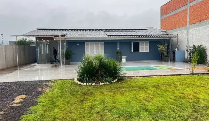 Casa com 2 dormitórios para alugar, 100 m² por R$ 3.077,00/mês - Lira - Estância Velha/RS