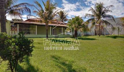 VENDE-SE CHÁCARA NO PADRE NOBREGA - MARILIA/SP
