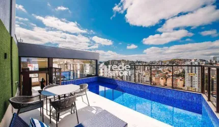 Cobertura com 2 quartos, 2 vagas e lazer no rooftop à venda, 127 m² por R$ 878.000 - São Mateus - Juiz de Fora/MG