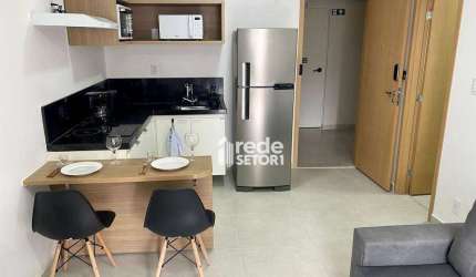Apartamento com 1 quarto, 35 m² - venda por R$ 329.000 ou aluguel por R$ 2.545/mês - Centro - Juiz de Fora/MG