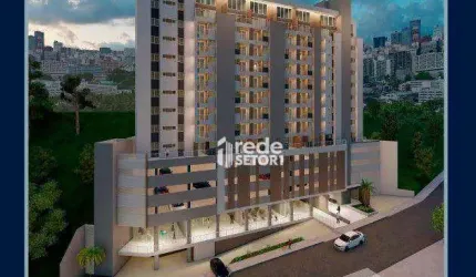 Apartamento com 2 quartos à venda, 59 m² por R$ 572.450 - Cascatinha - Juiz de Fora/MG