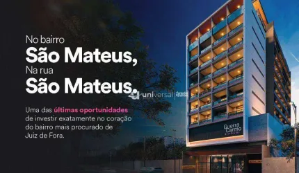 Studio com 1 quarto à venda, 26 m² por R$ 244.900 - São Mateus - Juiz de Fora/MG
