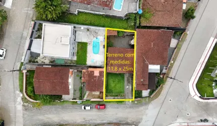 Terreno para construção de geminado localizado entre Iririú e Saguaçu com possibilidade de permuta no local!