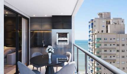 Apartamento de 3 suítes em 100 vezes para pagar ! em meia praia