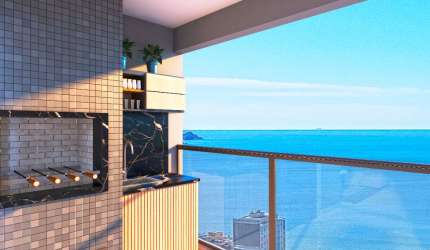 Apartamento de 2 suítes em 60 vezes para pagar! No Morretes