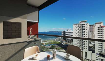 Apartamento de 2 suítes em 72 vezes para pagar! No Morretes