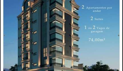 Apartamento de 2 suítes em 36 vezes para pagar ! em meia praia
