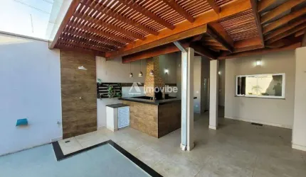 Casa com 03 dormitórios, 1 Suíte, com Churrasqueira, no Jd. das Orquídeas em Americana/SP.